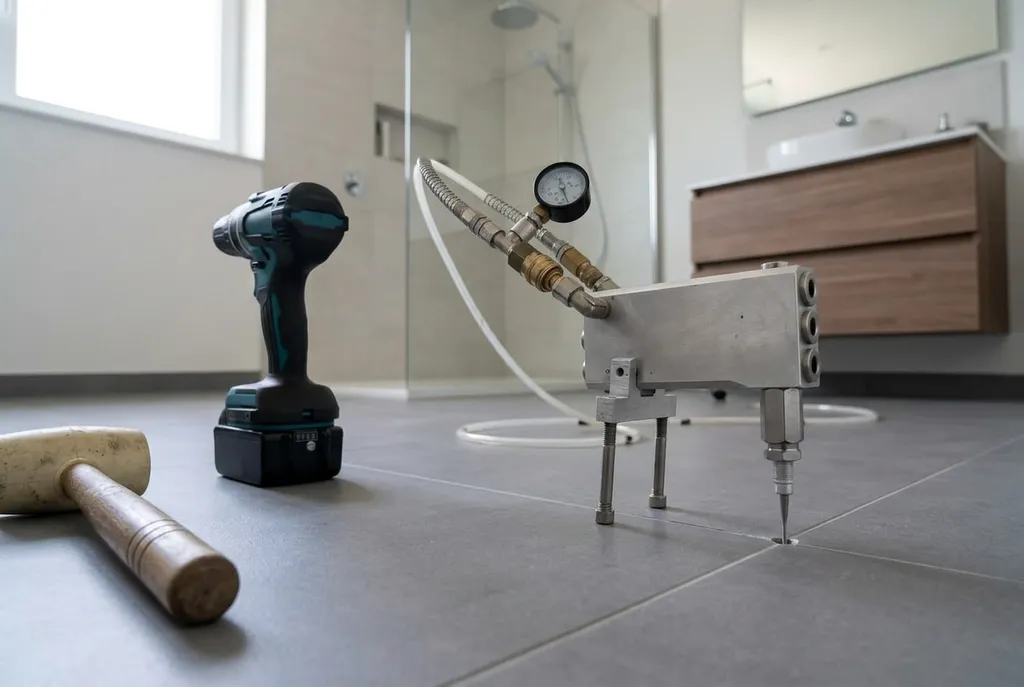 Kitbedrijf Waalwijk – holle tegels injecteren